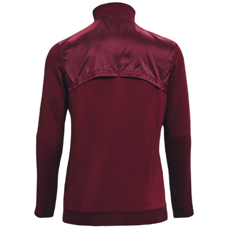 Under Armour Women's Maroon/White Command Warm-Up Full-Zip