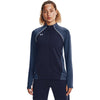 Under Armour Women's Midnight Navy/White Layer Up Full Zip