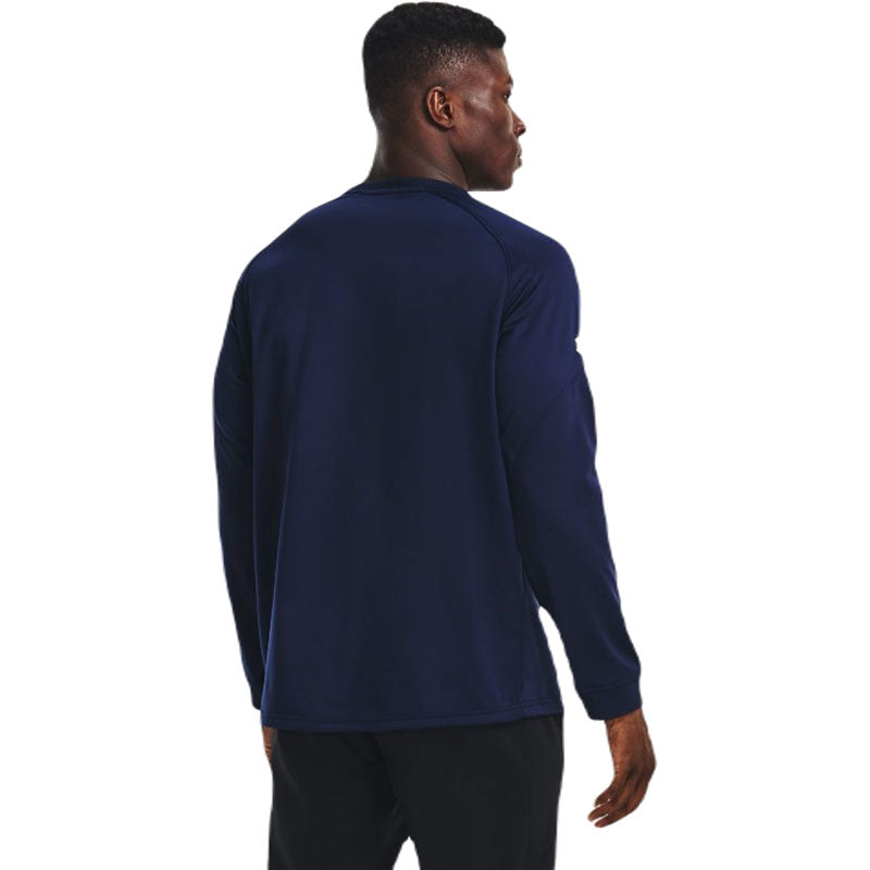 Under Armour Men's Midnight Navy/White Fleece Storm Crew