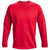 Under Armour Men's Red/White Fleece Storm Crew