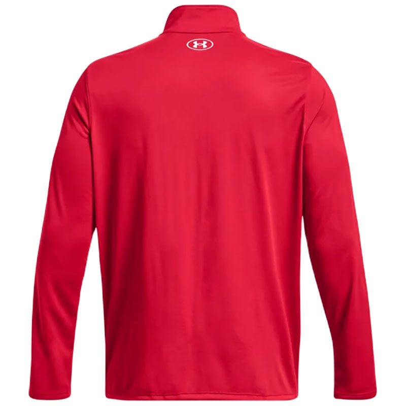 Under Armour Men's Red/White Team Tech 1/4 Zip