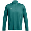 Under Armour Men's Coastal Teal/White Team Tech 1/4 Zip