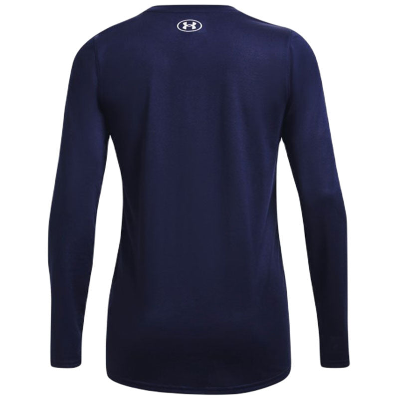 Under Armour Women's Midnight Navy/White Team Tech Long Sleeve