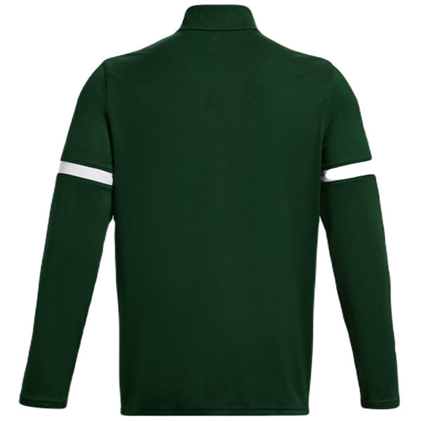 Under Armour Men's Forest Green/White Team Knit Warm-Up Full Zip