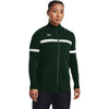 Under Armour Women's Forest Green/White Team Knit Warm Up Full-Zip