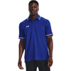 Under Armour Men's Royal/White Team Tipped Polo