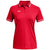 Under Armour Women's Red/White Team Tipped Polo