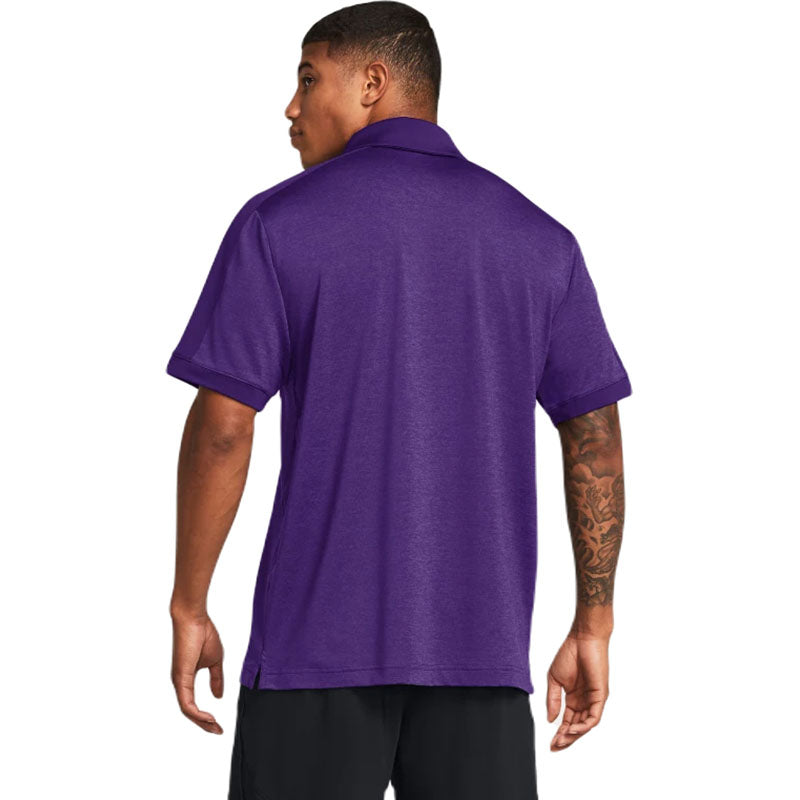 Under Armour Men's Purple/White Trophy Polo