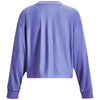 Under Armour Women's Baja Blue/White Rival Terry Oversized Crew