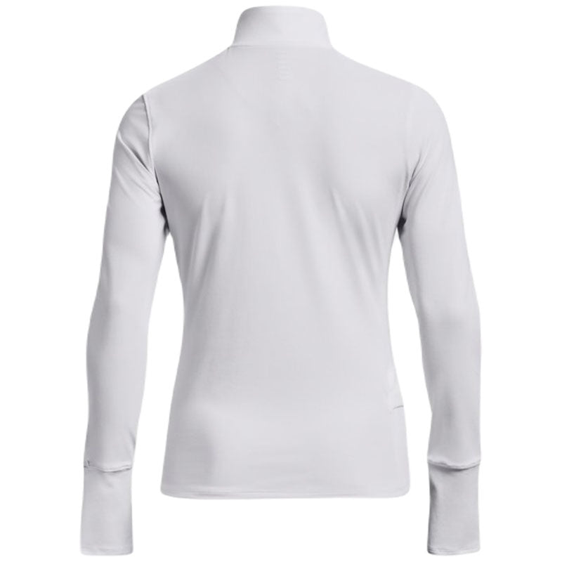 Under Armour Women's White/Reflective Qualifier Run Half Zip