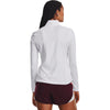 Under Armour Women's White/Reflective Qualifier Run Half Zip