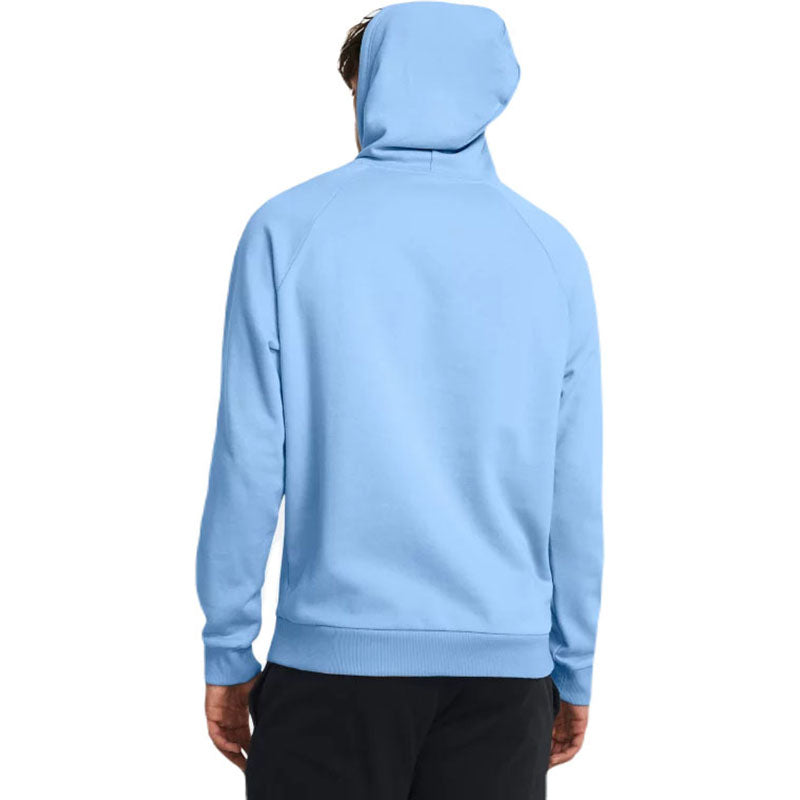 Under Armour Men's Carolina Blue/White Rival Fleece Hoodie