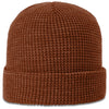 Richardson Cinnamon Mocha Waffle Knit Beanie with Cuff