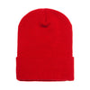 Yupoong Red Cuffed Knit Cap