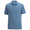 Edwards Men's Marine Blue Mini-Pique Snag-Proof Polo