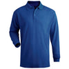 Edwards Men's Royal Blended Pique Long Sleeve Polo