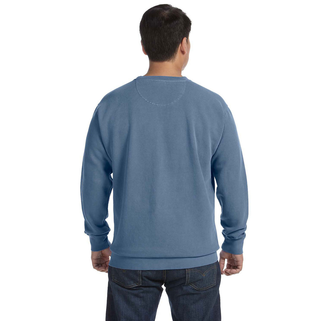 Comfort Colors Men's Blue Jean 9.5 oz. Crewneck Sweatshirt