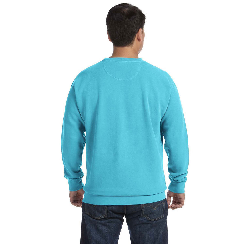 Comfort Colors Men's Lagoon Blue 9.5 oz. Crewneck Sweatshirt