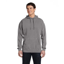 Comfort Colors Men's Grey 9.5 oz. Hooded Sweatshirt