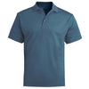 Edwards Men's Slate Blue Hi-Performance Mesh Short Sleeve Polo