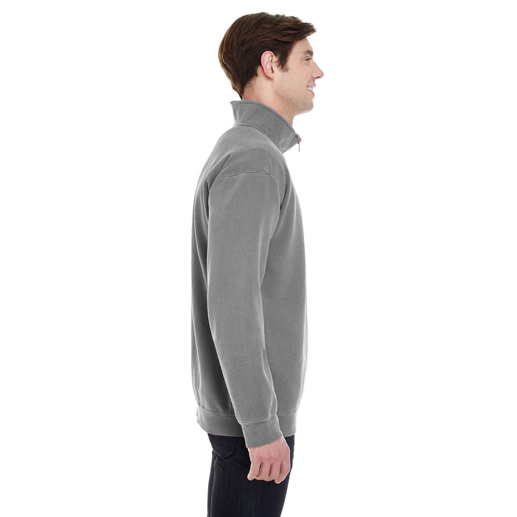 Comfort Colors Men's Grey 9.5 oz. Quarter-Zip Sweatshirt