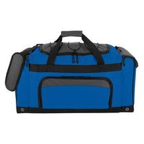 Blue Bungee Top Duffel