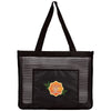 BIC Black Landscape Mesh Tote