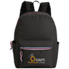 Good Value Black Tri-Color Zipper Backpack