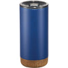 Leeds Navy Valhalla Copper Vacuum Tumbler with Cork 16oz