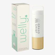 Welly White Traveler Copper Vacuum Bottle 18oz with Giftbox