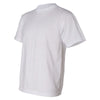 Bayside Men's White USA-Made 50/50 Short Sleeve T-Shirt