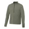 Elevate Men's Loden Heather/Black Dege Eco Knit Half Zip