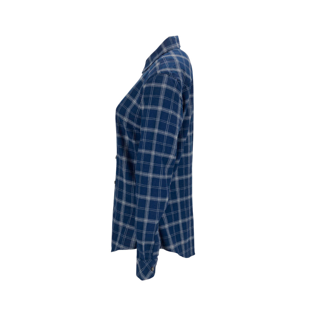 Vantage Women's True Navy/Light Grey Check Brewer Flannel