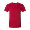 American Apparel Unisex Red Fine Jersey Short Sleeve T-Shirt