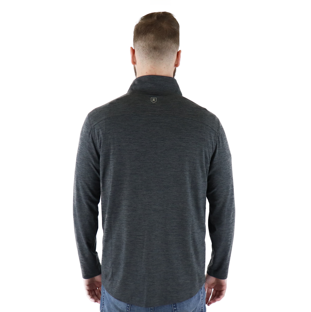 Zusa 3 Day Men's Charcoal Heather Brisk Quarter Zip