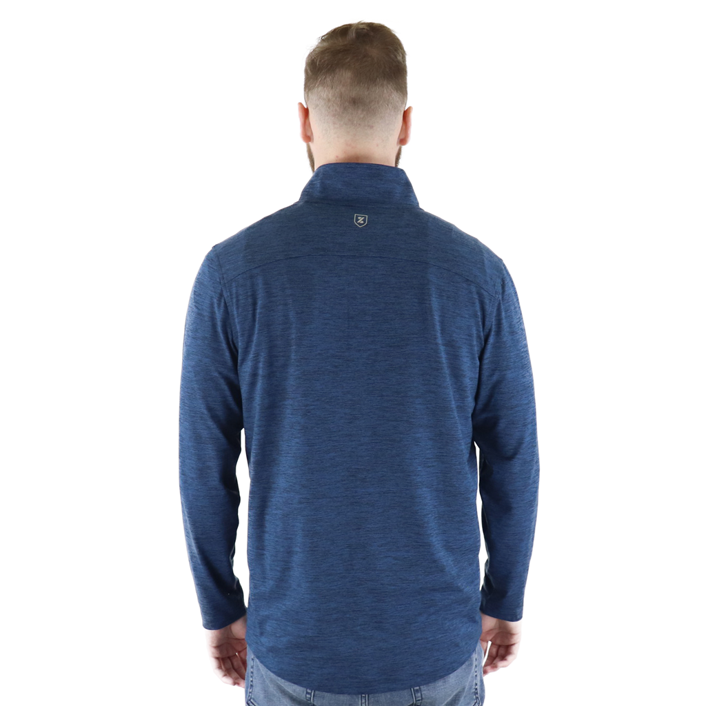 48-Hour Zusa Men's Navy Heather Brisk Quarter Zip