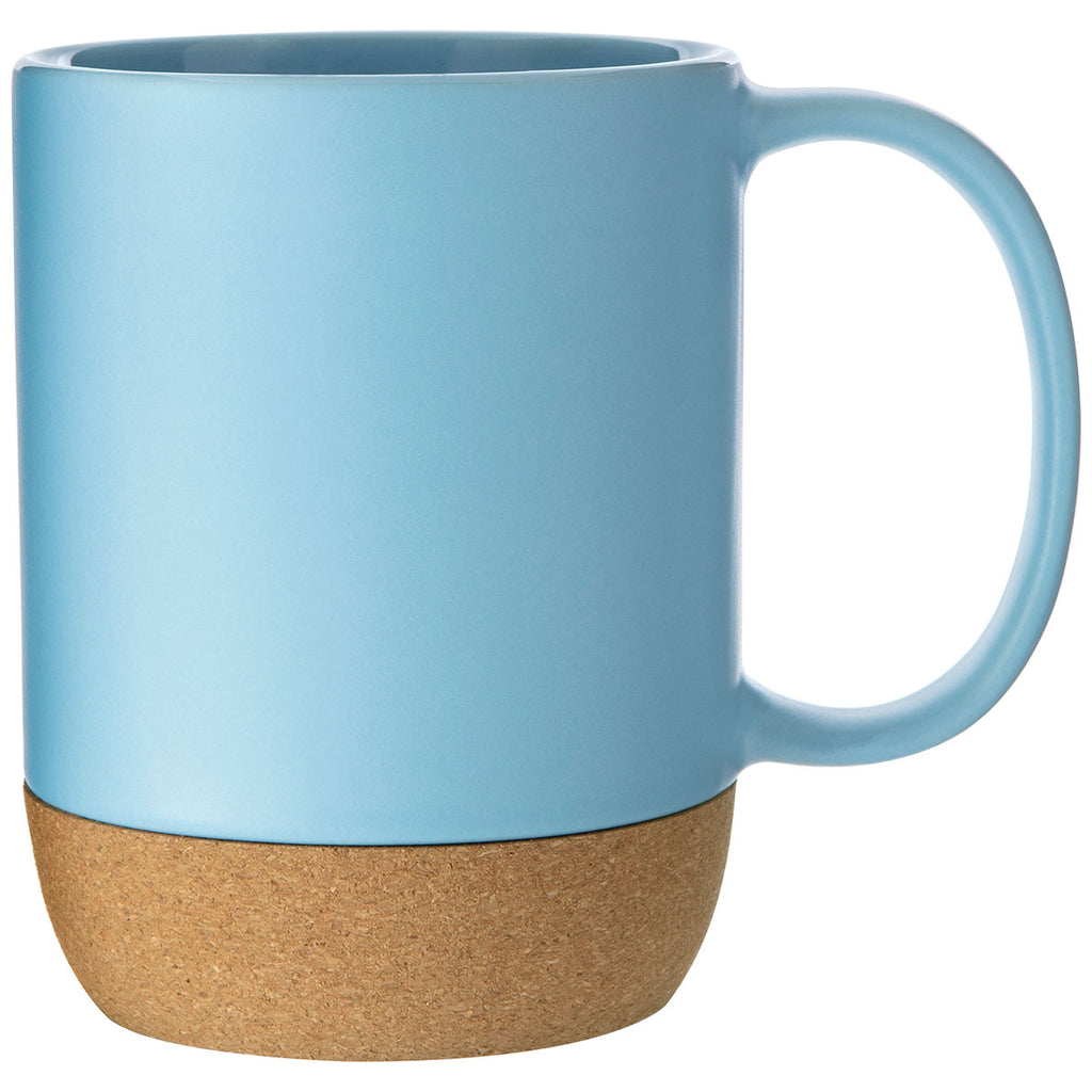 ETS Light Blue 13 oz Beck Cork Base Mug