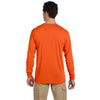 Jerzees Men's Safety Orange 5.3 Oz Dri-Power Sport Long-Sleeve T-Shirt