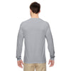 Jerzees Men's Silver 5.3 Oz Dri-Power Sport Long-Sleeve T-Shirt