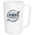 ETS White 14 oz Ceramic Ledge Mug