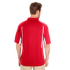 Holloway Men's Scarlet/White Avenger Short-Sleeve Polo