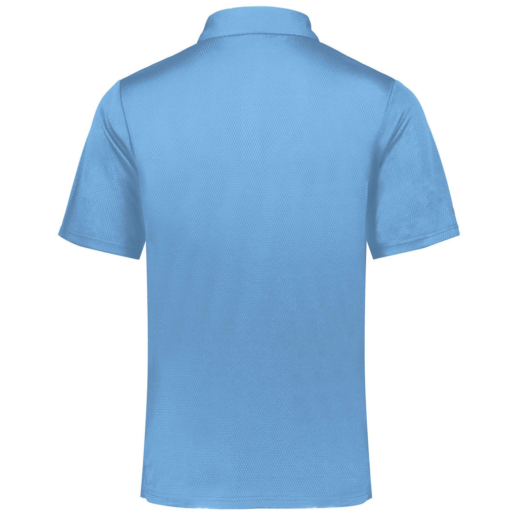 Holloway Men's Columbia Blue/White Prism Bold Polo