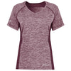 Holloway Women's Maroon Heather Electrify Coolcore Tee