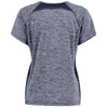 Holloway Women's Navy Heather Electrify Coolcore Tee