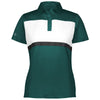 Holloway Women's Dark Green/White Prism Bold Polo