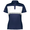 Holloway Women's Navy/White Prism Bold Polo