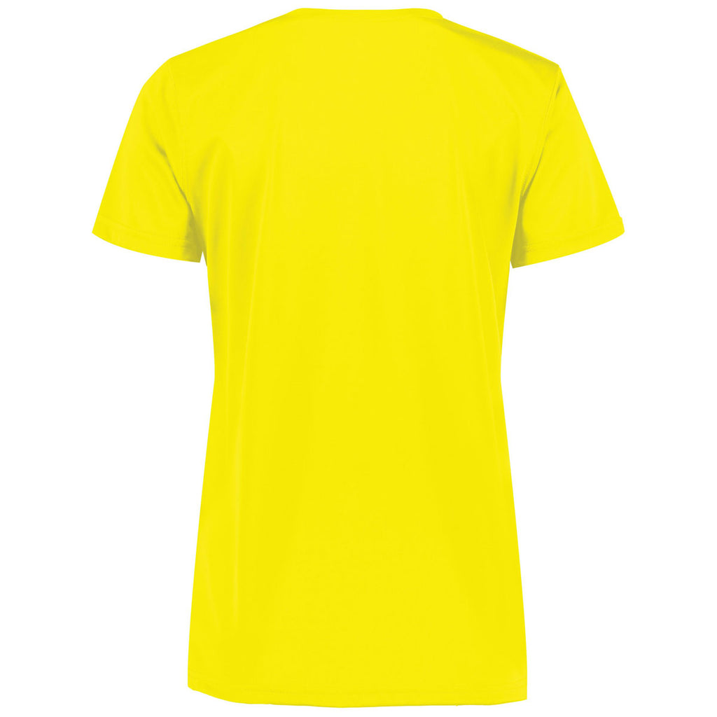 Holloway Women's Electric Yellow Momentum Tee