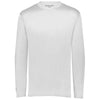 Holloway Men's White Momentum Long Sleeve Tee