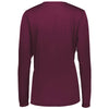 Holloway Women's Maroon Momentum Long Sleeve Tee