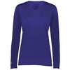 Holloway Women's Purple Momentum Long Sleeve Tee